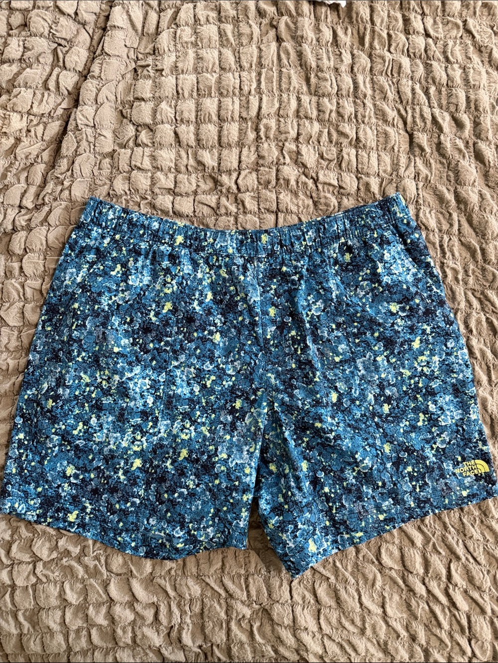 The North Face Blue Multi-Print shorts